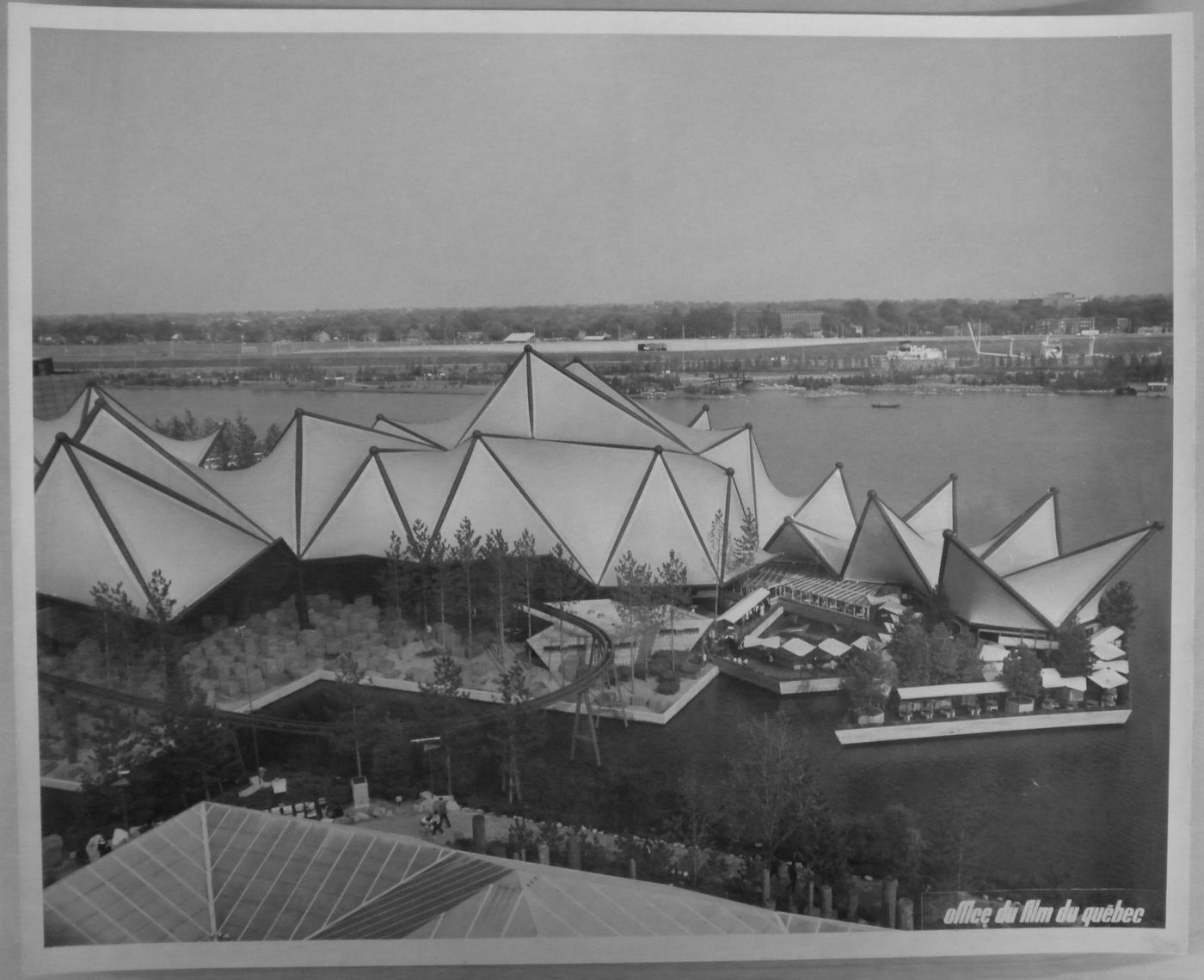 View of the Ontario Pavilion, Expo 67, Montréal, Québec