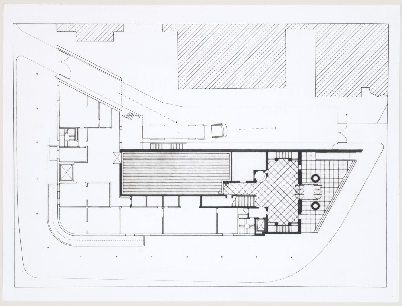 Arthur M. Sackler Museum, Harvard University, Cambridge, Massachusetts: view of plan