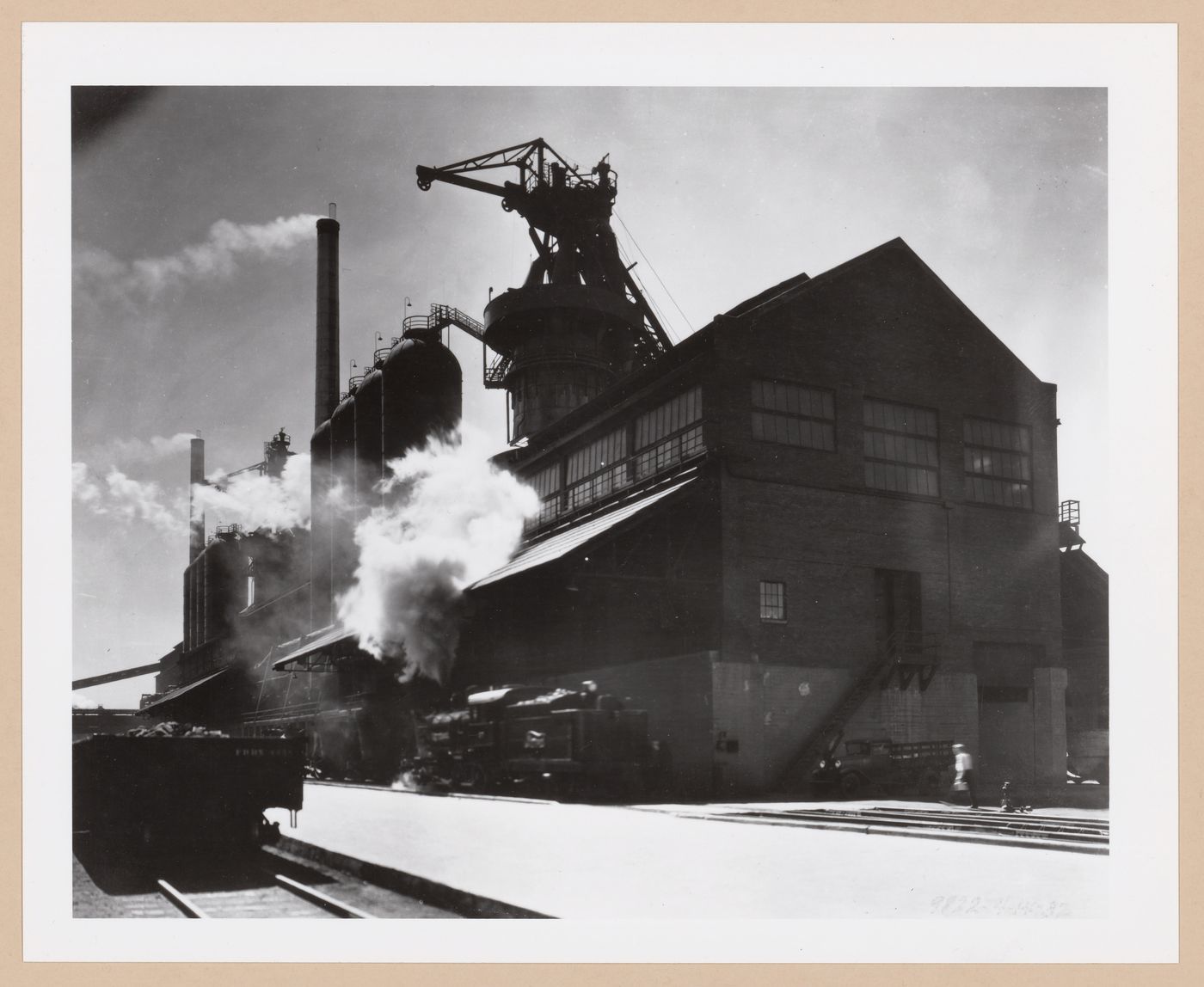 View of the Blast Furnaces, Rouge River Plant, Ford Motor Company, Dearborn, Michigan