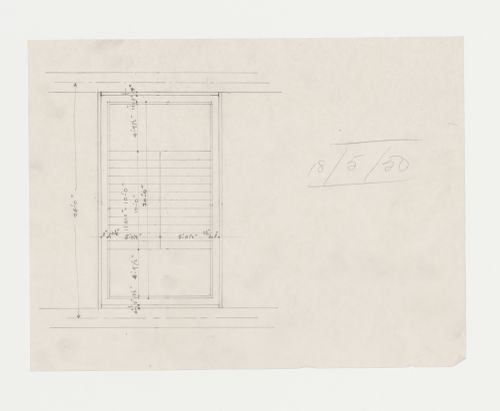 Plan d'un escalier, Imprimerie Nationale du Canada, Hull, Québec, Canada