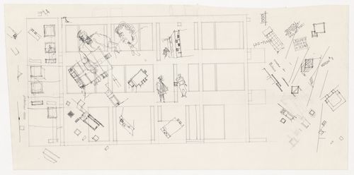 Plan and sketches for Piano Houses