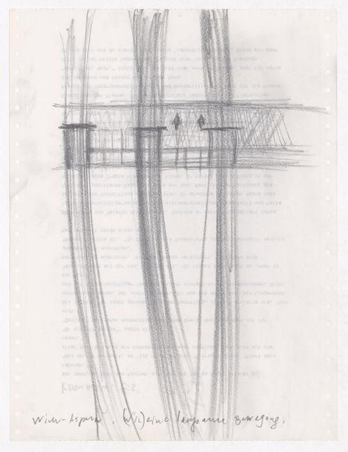 Housing Pilotengasse, Vienna-Aspern: Conceptual sketches, including siteplans, plans, elevations, and perspectives