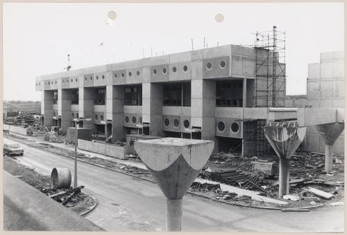 View of Southgate Housing Phases I and IA building site, Runcorn, England