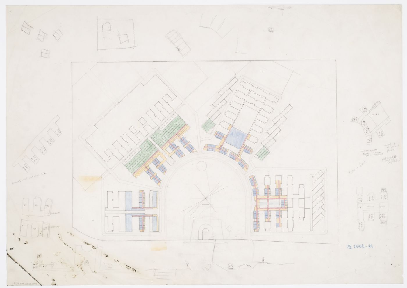 Bayer AG Headquarters, Monheim, Germany: development of site plan