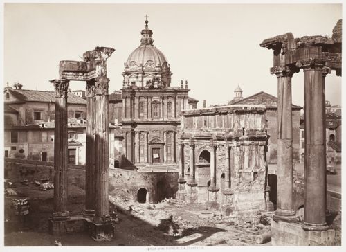 Roman Forum and Church of Ss. Luca e Martina, Rome