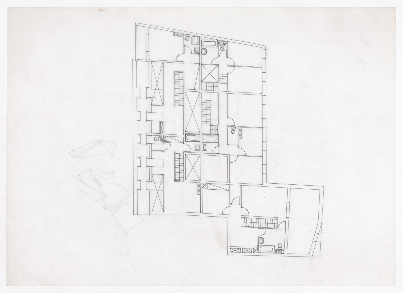 Floor plan for Edificio de Habitaçäo Montreuil (Hamo), Montreuil, France