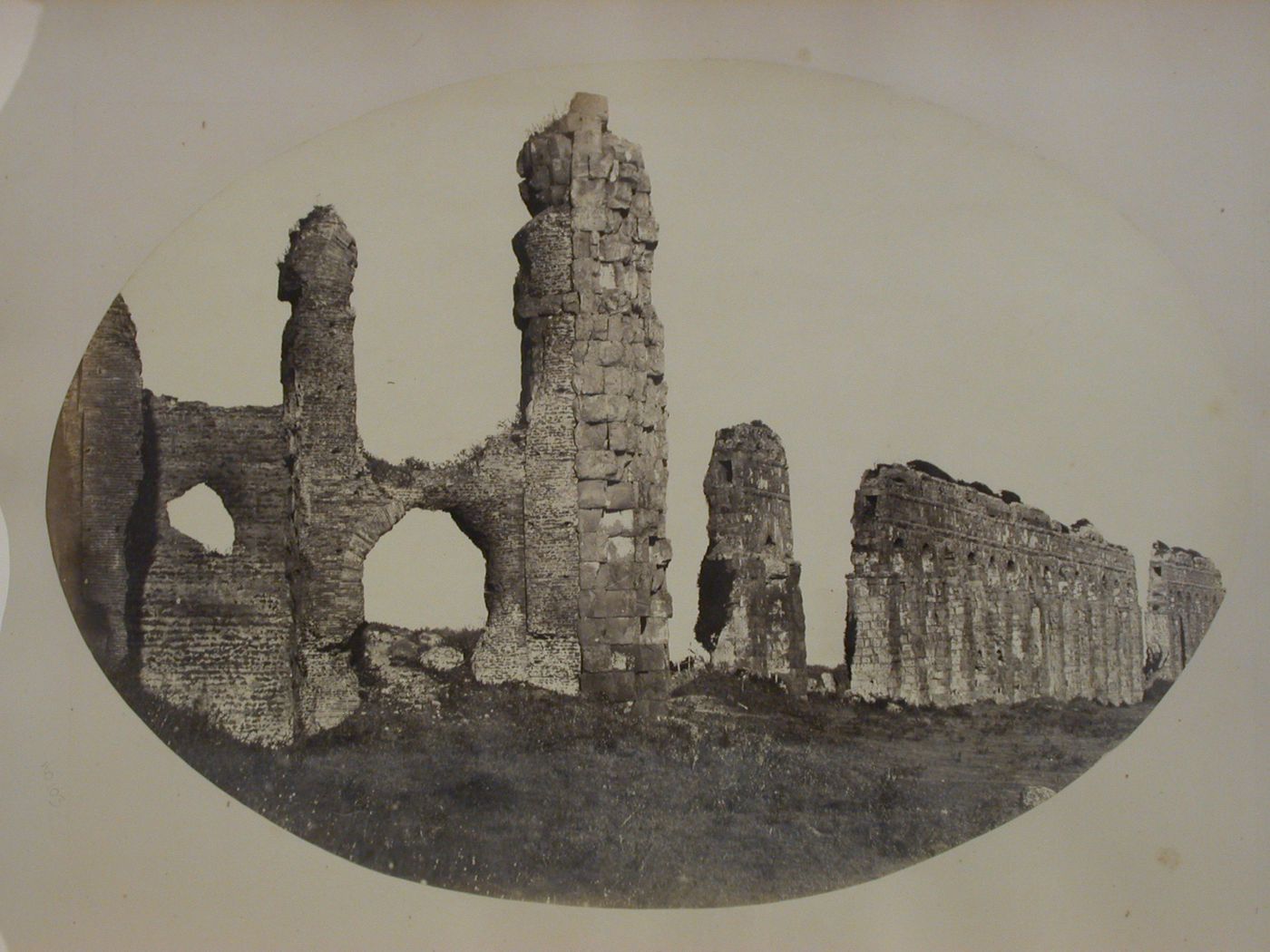 Plate from album ''Views of Italy, Monaco, Algers, Lisbonne, Gibraltar and Montserrat by various photographers''