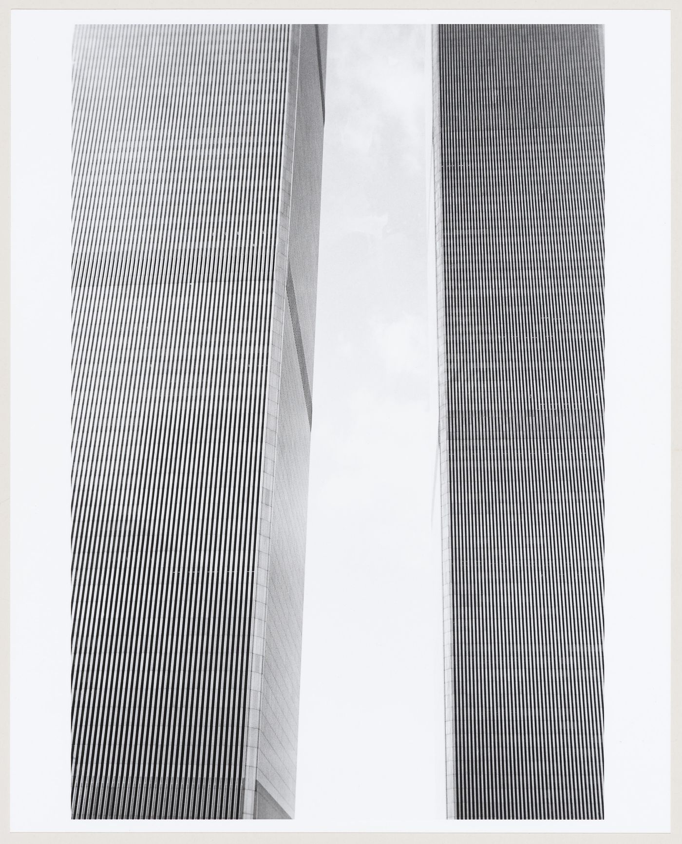 Anarchitecture (View of the Twin Towers of the World Trade Center, New York City, New York)