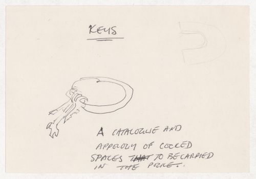 Keys / A catalogue and appology of locked spaces to be carried in the pocket