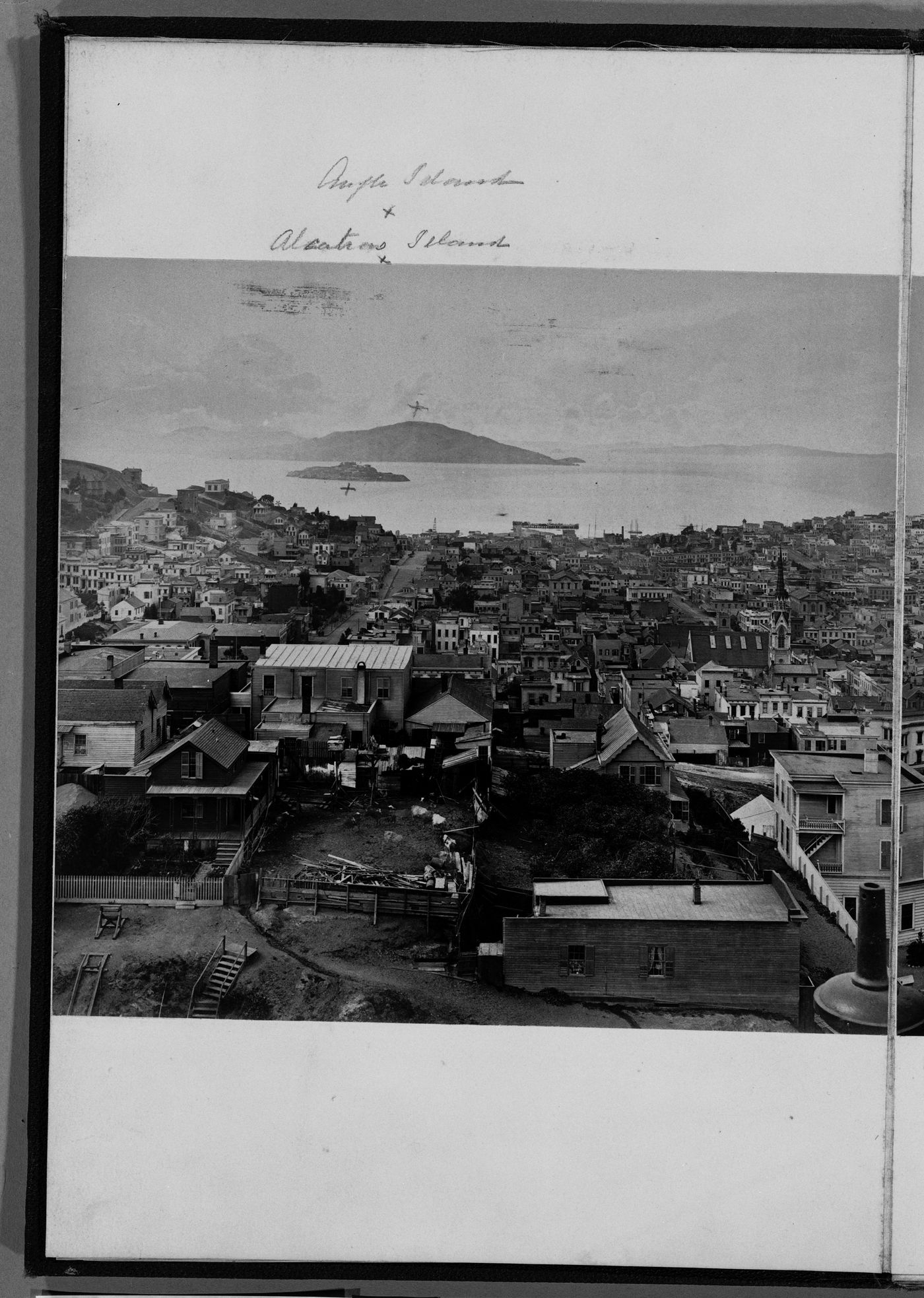 Plate from album ''Panorama of San Francisco from California Street Hill''