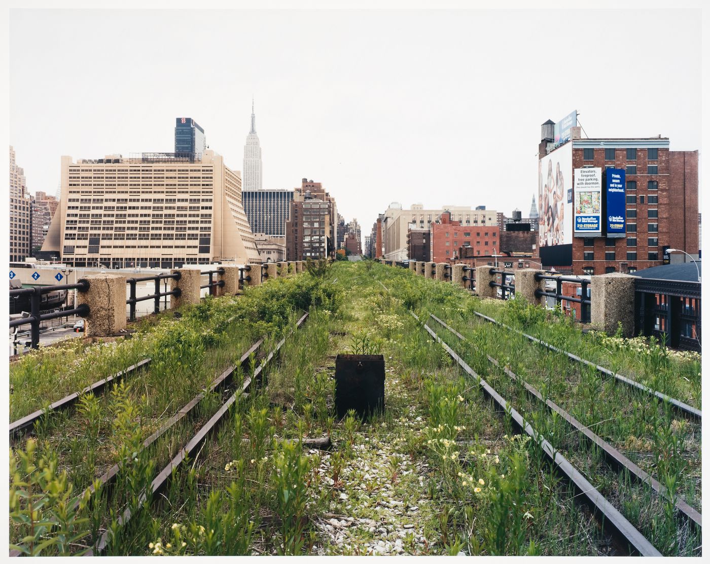 Walking the High Line: A Railroad Artifact, 30th Street, New York City
