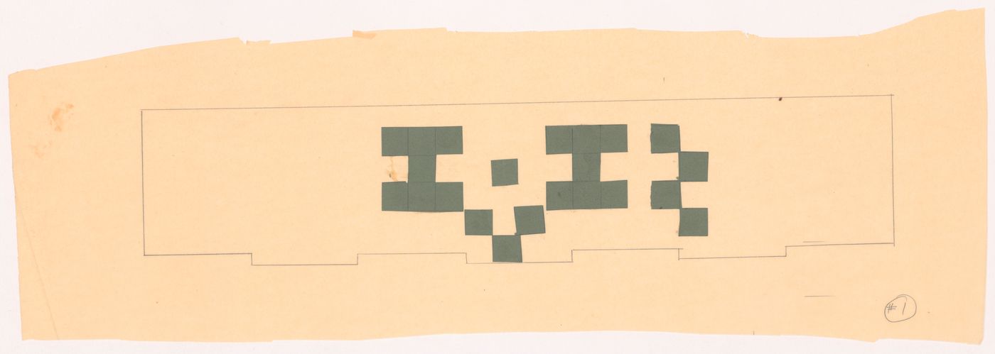 Sketch landscape plan for University Faculty Club, University of British Columbia, Vancouver, British Columbia