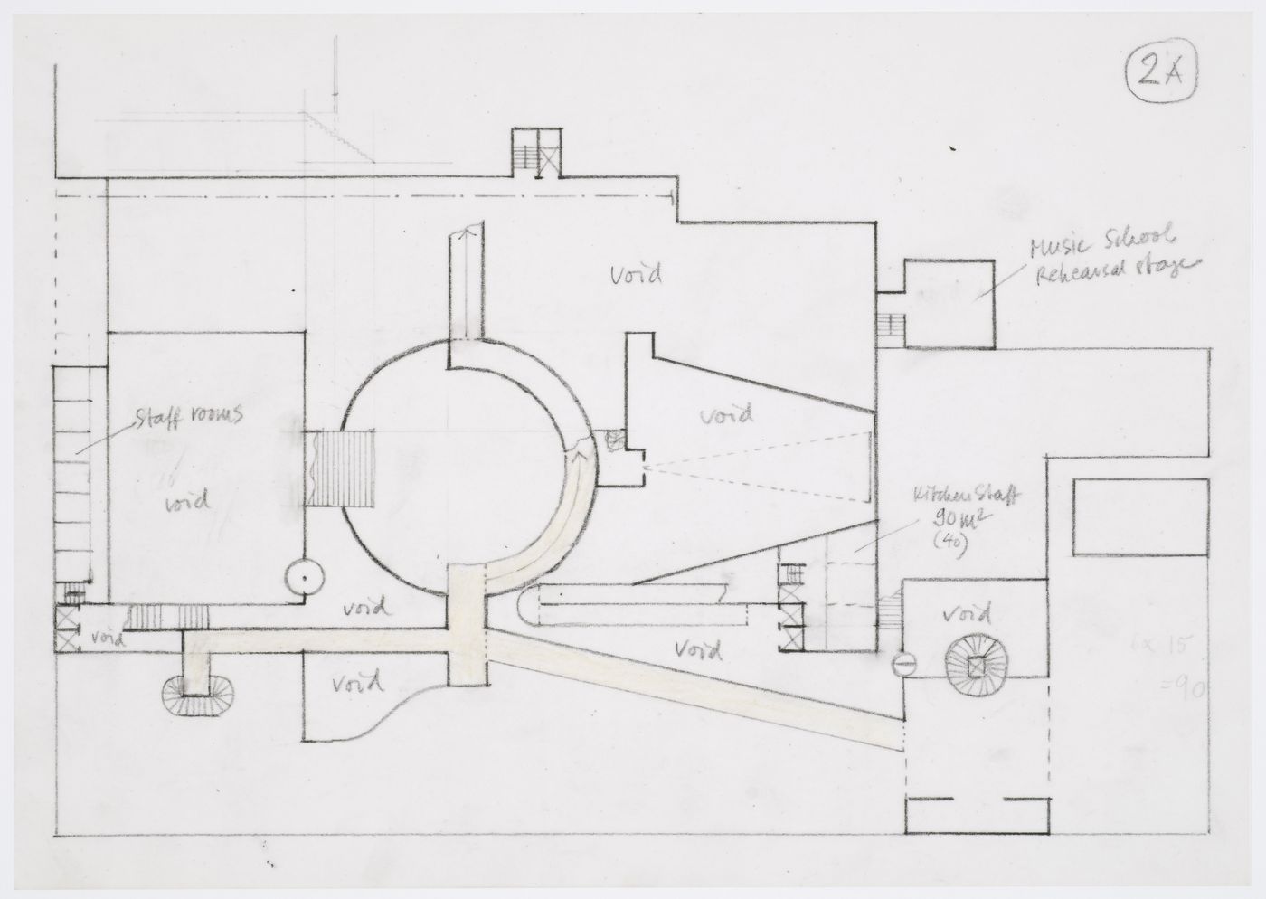 Staatsgalerie, Stuttgart, Germany: Sketch plan