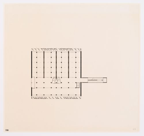 Floor plan for the Museum of Knowledge, in Sector 1, in Chandigarh, India