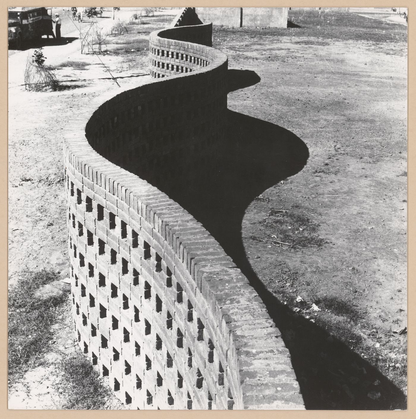 Wall in sector 23, Chandigarh, India