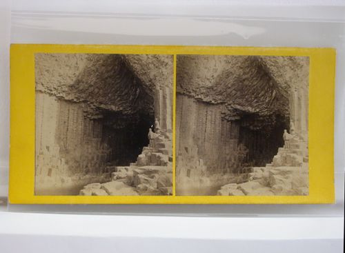 View of Fingal's Cave, Staffa, Scotland, United Kingdom