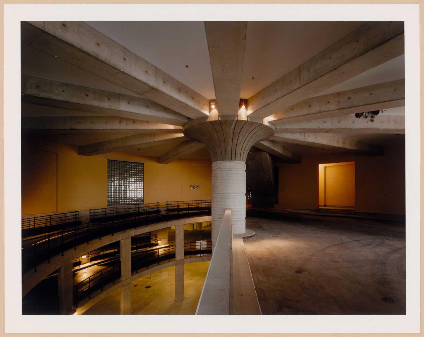 Interior view of the parking entrance, Mississauga Civic Centre, Mississauga, Ontario
