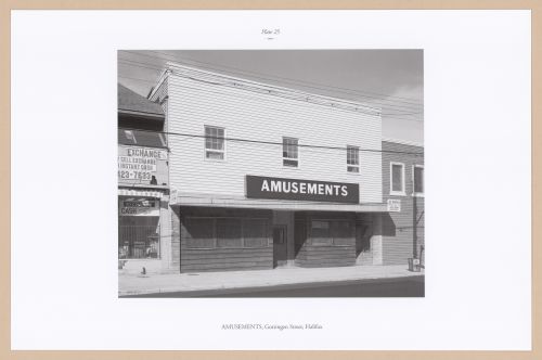 Plate 25: AMUSEMENTS, Gottingen Street, Halifax, from the portfolio, A Nova Scotia Archive