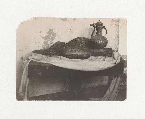 Photograph of a still life arrangement for student exercises for the "Colour" course at the Vkhutemas, Moscow