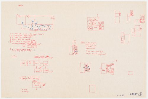 Plan and diagrams for a livestock pen (document from Westpen project records)