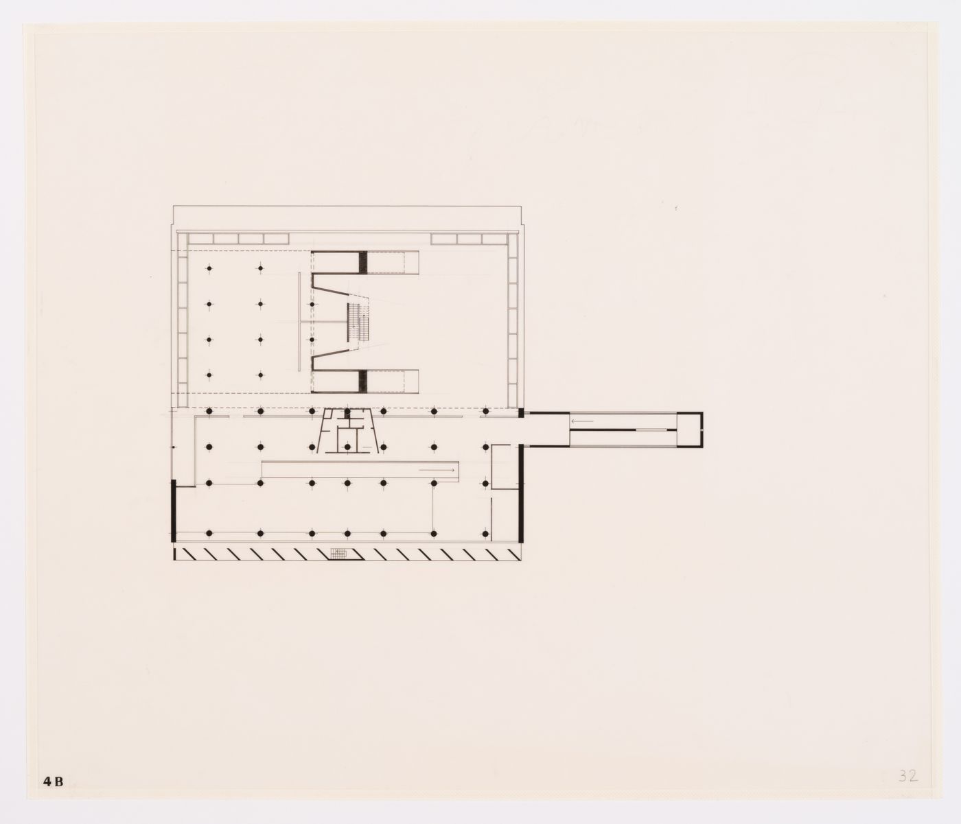 Floor plan for the Museum of Knowledge, in Sector 1, in Chandigarh, India