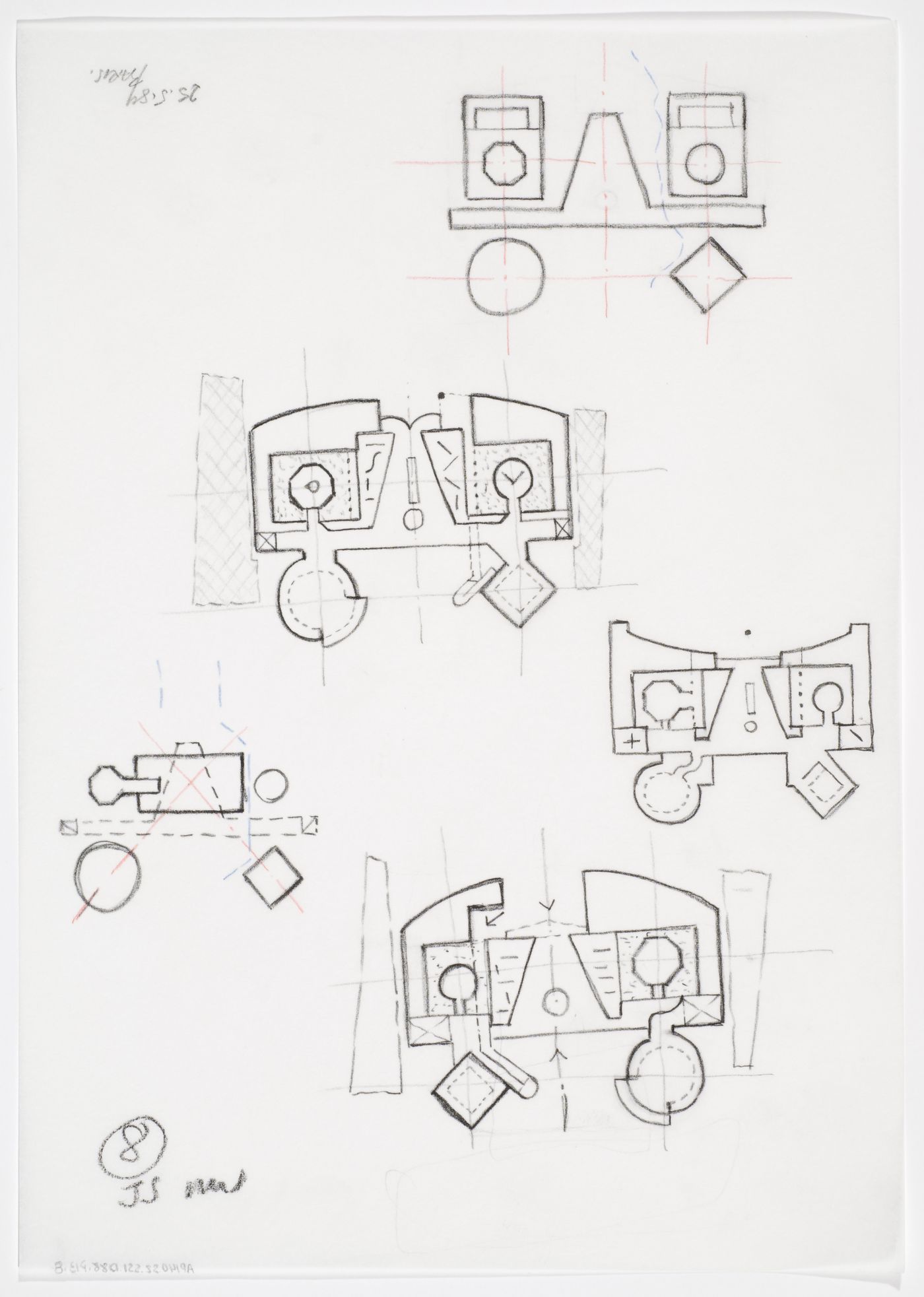 Bibliothèque de France, Paris, France: plans