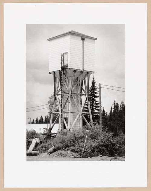 Water tower, Goldlund Mines Ltd., Sioux Lookout, Ontario, from the series The Forms of Canadian Industrial Architecture