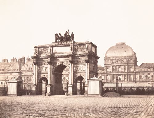 Plate from album ''Buildings, parks and streets of Paris, Versailles and environs, France''