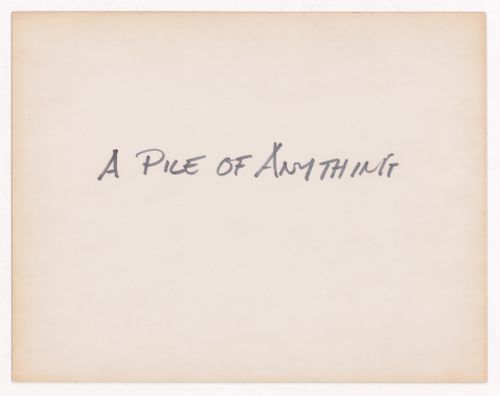 A Pile of Anything