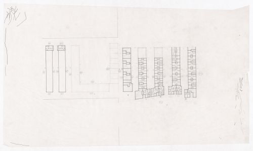 Plans for Recuperação da Área do Campo di Marte, Giudecca, Italy