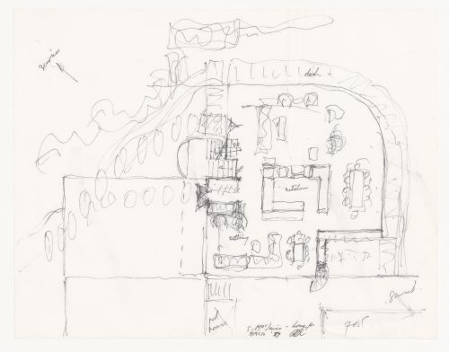 Sketch plan for Shirley MacLaine House, De Baca County, New Mexico