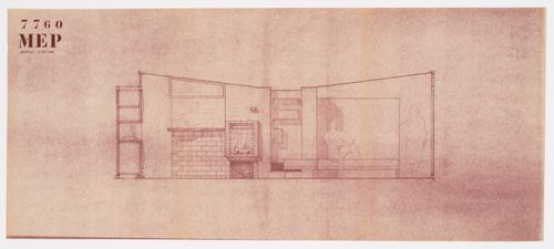 Section for the Villa MEP