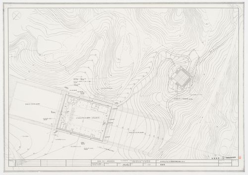 Site plan for Galaxy Toyama and Prospecta Toyama '92 Observatory Tower, Imizu, Japan