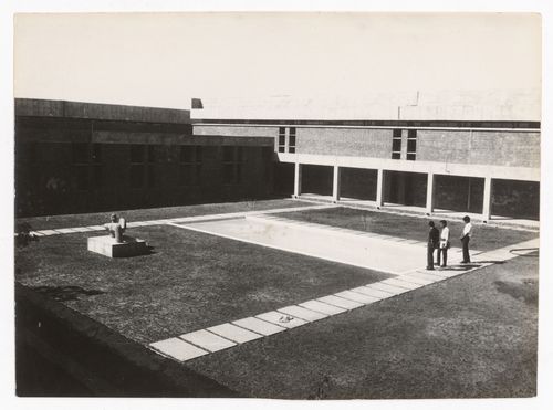 Photograph of sculpture court at Punjab Agricultural University in Ludhiana, India