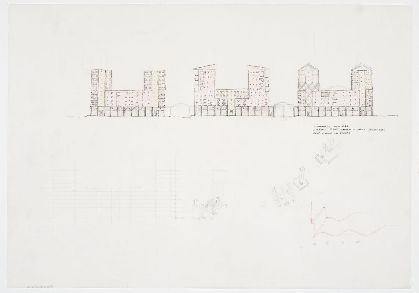 New Town Centre, Caselecchio di Reno, Italy: elevation