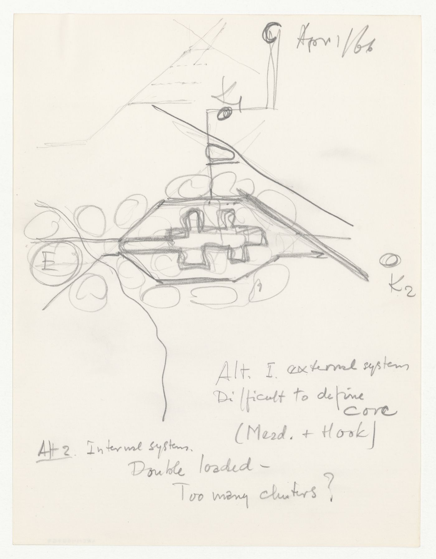 Sketch and notes for Esterhazy, Saskatchewan