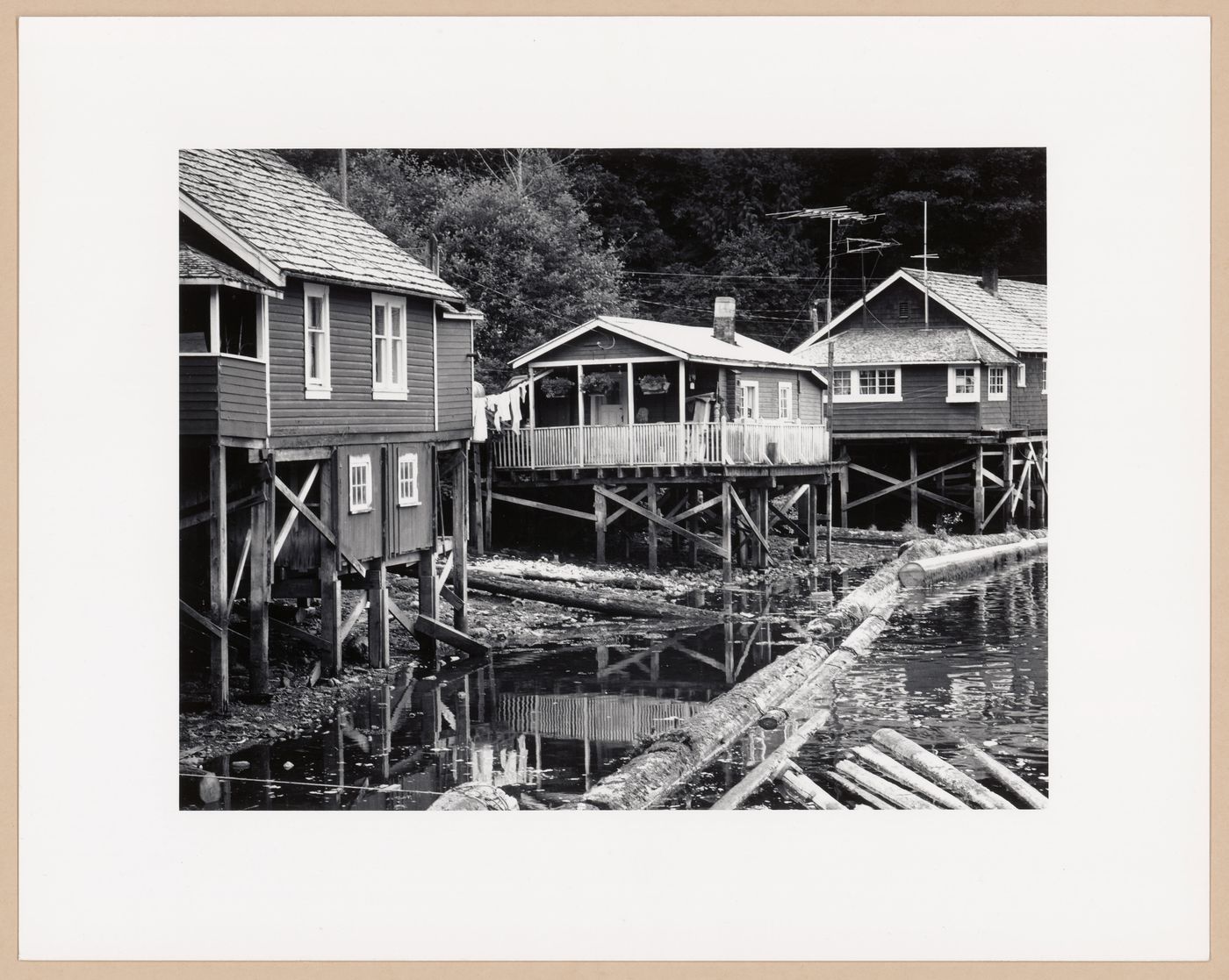 Bunkhouses, Cove Mills, Telegraph Cove, British Columbia, from the series The Forms of Canadian Industrial Architecture
