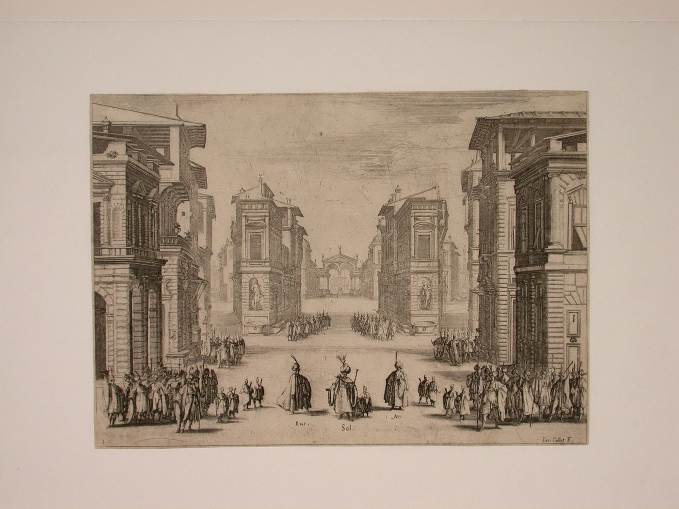 Il Solimano, Act I, Scene 1 - King Solimano with son-in-law Rusteno and Councillor Acmat in a square in Aleppo, Syria