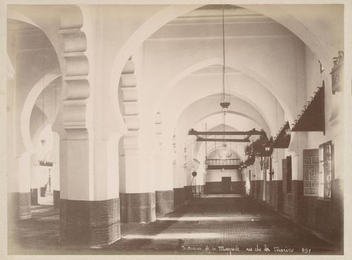Arches of interieur of mosque, Algiers, Algeria