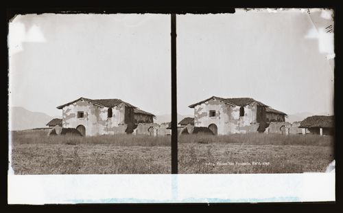 Stereograph of Mission San Fernando, Los Angeles, California