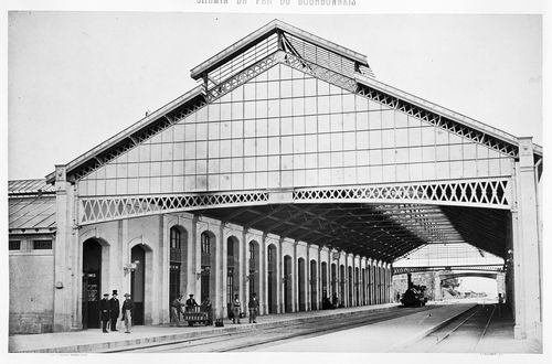 Plate from album ''Chemin de Fer du Bourbonnais, Moret-Nevers-Vichy, 1860-1863''