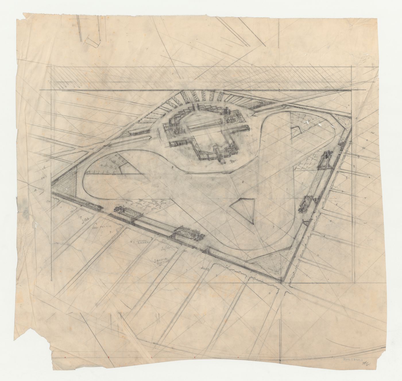 Los Angeles Municipal Airport: Aerial perspective