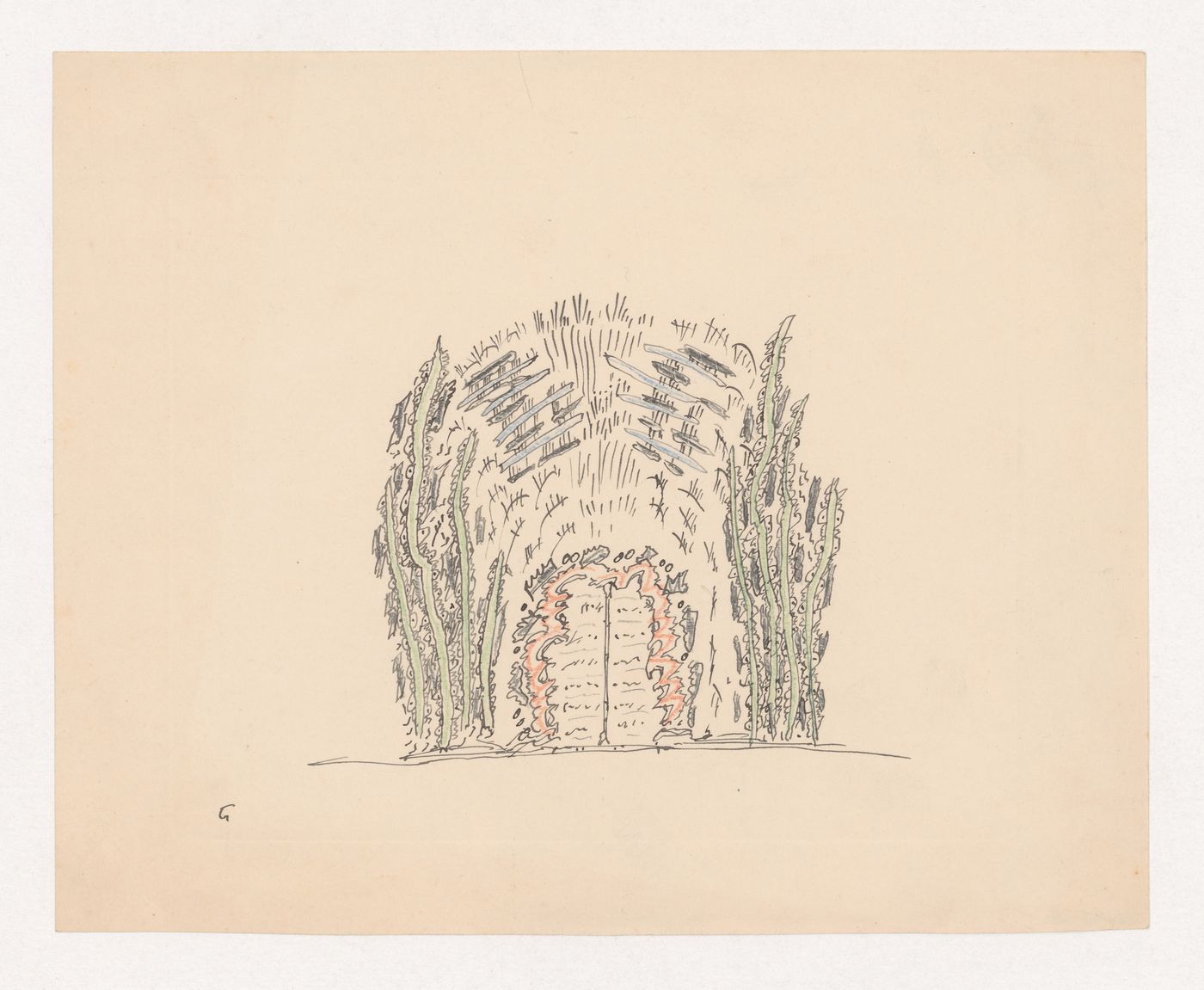 Visionary design for the façade of a building