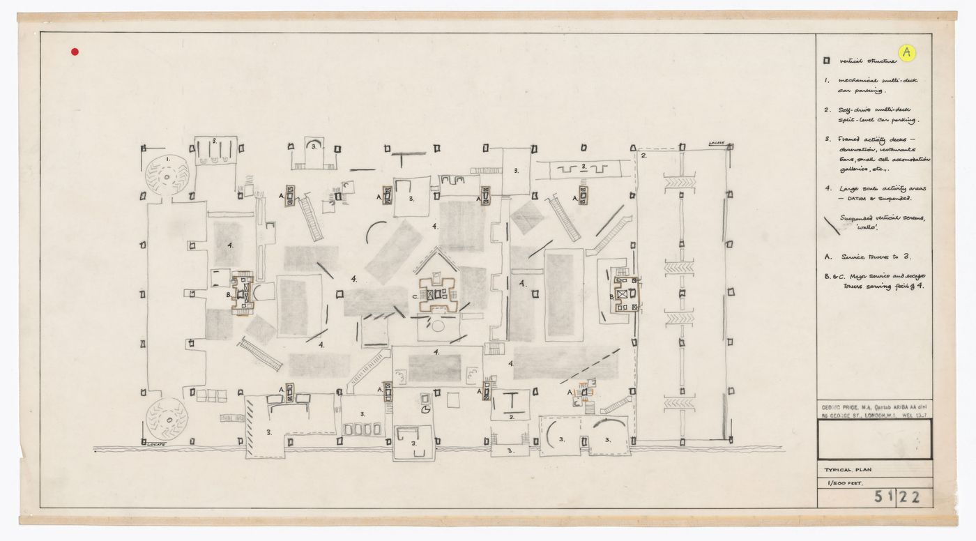 Fun Palace: diagrammatic plan