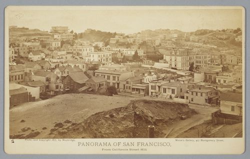 Section 2 of 11 of Panorama of San Francisco, from California Street Hill, California