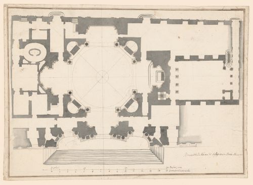 Plan of the church of S. Agnese in Agone, Rome