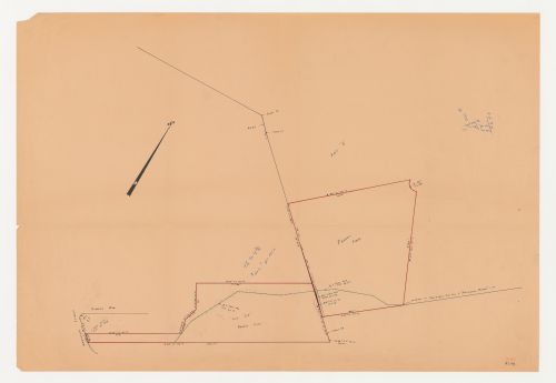 Swedenborg Memorial Chapel, El Cerrito, California: Topographic survey of three lots, including chapel site