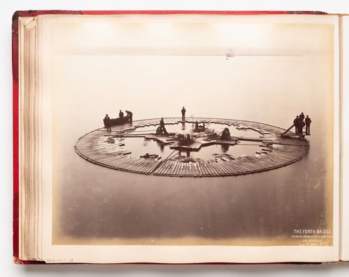 Sounding around sites of deep piers off Inchgarvie