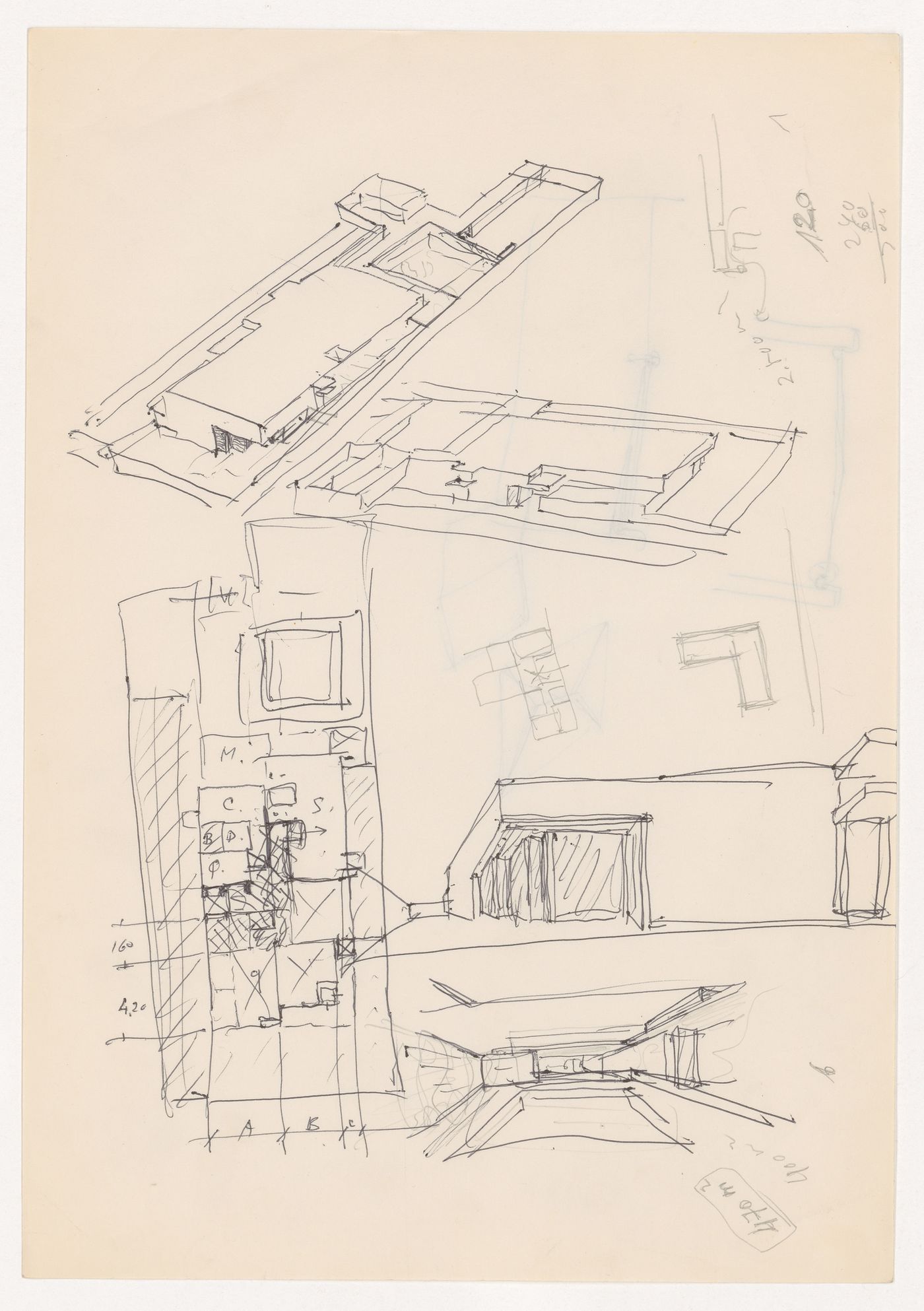 Sketches for Casa Manuel Magalhães, Porto