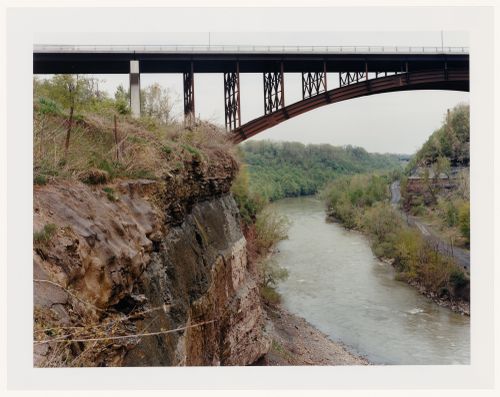 Viewing Olmsted: View of Genesee River, looking from the falls, Seneca Park, Rochester, New York